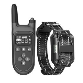 Reflective Bark Stopper Dog collar With Remote, Waterproof