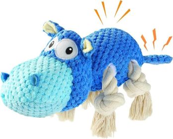 Hippo Durable Dog Toy for Aggressive Chewers   Designed to withstand tough chewing; keeps dogs engaged and entertained for hours.
