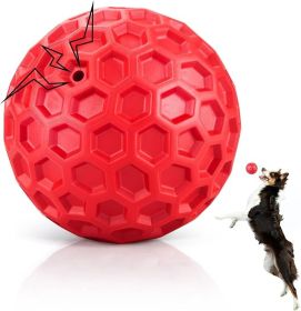 Indestructible Squeaky Dog Ball for Aggressive Chewers, for Relieving Anxiety