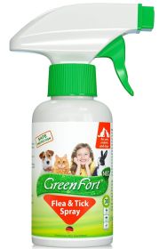 Natural Flea & Tick Home Spray for Dogs, Cats, and Ferrets   Organic mosquito and bug repellent; effective carpet flea killer for indoor pest control.
