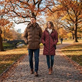 Helios The Heated Coat for Walks with Your Dog, Converts to Sleeveless Jacket
