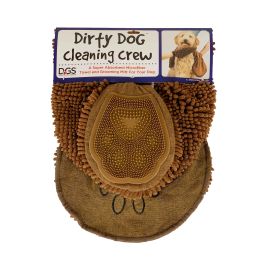 DGS Pet Products Dirty Dog Shammy Towel, Blue, Grey or Brown 13" x 31" x 0.5" (Color: Brown)