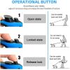 Retractable Dog Leash for Small Medium Dog up to 33lbs Leash made of Nylon, Anti-Slip Handle One-Handed Brake Pause Lock