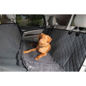 DGS Pet Products Dirty Dog 3-in-1 Car Seat Cover and Hammock Tan,Grey or Black 54" x 61" x 2" (Color: Cool Grey)