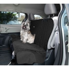 DGS Pet Products Dirty Dog 3-in-1 Car Seat Cover and Hammock Tan,Grey or Black 54" x 61" x 2" (Color: Black)