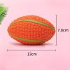 Squeaky Football, Branch & Ball Fetch and Play - Latex Rubber Dog Toy Balls, Play Fetch