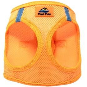 American River Solid Ultra Choke Free Dog Harness (Color: Hunter Orange, size: M)